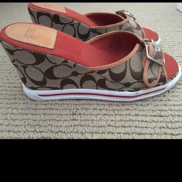 Coach Shoes - RE-POSH COACH LOGO SANDALS